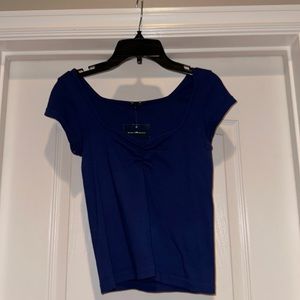 NWT Brandy Melville Blue Tee